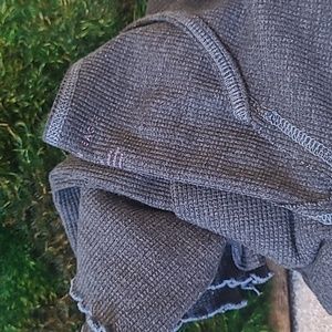 American Eagle S long sleeve crop top blue